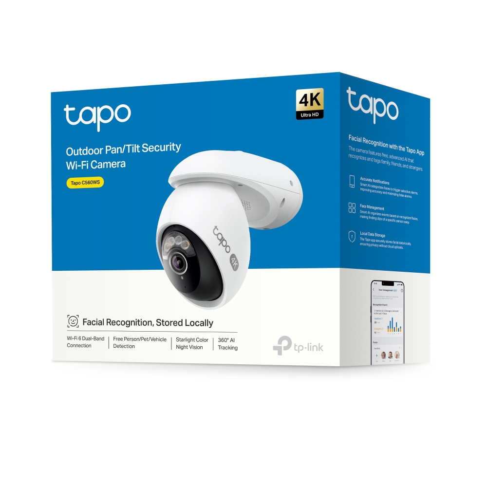 CAMARA DE SEGURIDAD WIFI TP-LINK TC46 4K UHD