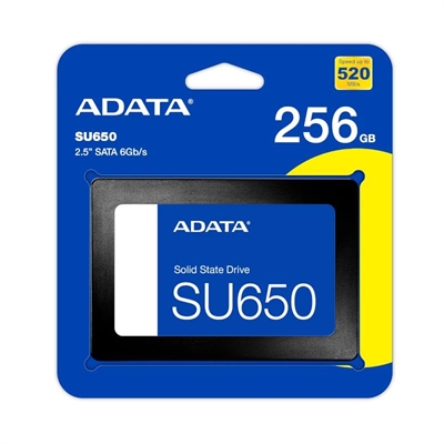 DISCO DURO INTERNO SOLIDO SSD ADATA ULTIMATE SU650 256GB 2.5" SATA3