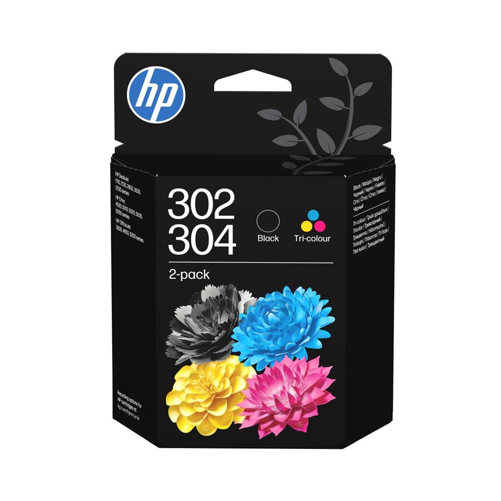 PACK CARTUCHO TINTA HP 302/304 Tricolor/ NEGRO