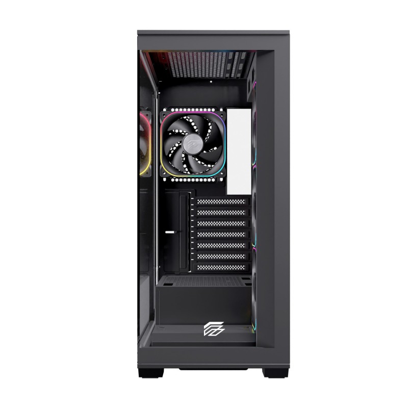 CAJA ORDENADOR GAMING EINAREX S700 RGB ATX CRISTAL TEMPLADO NEGRA