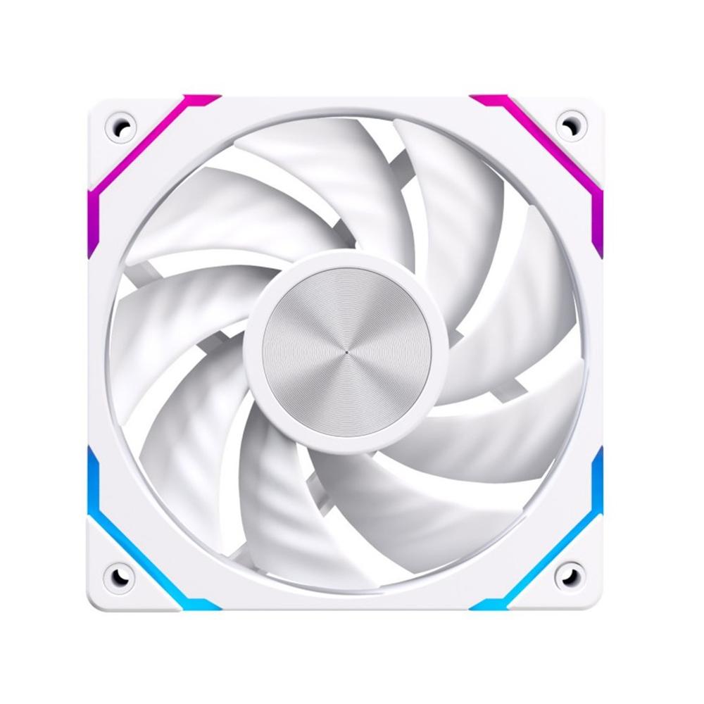 VENTILADOR CAJA EINAREX EX12C ARGB 120MM BLANCO
