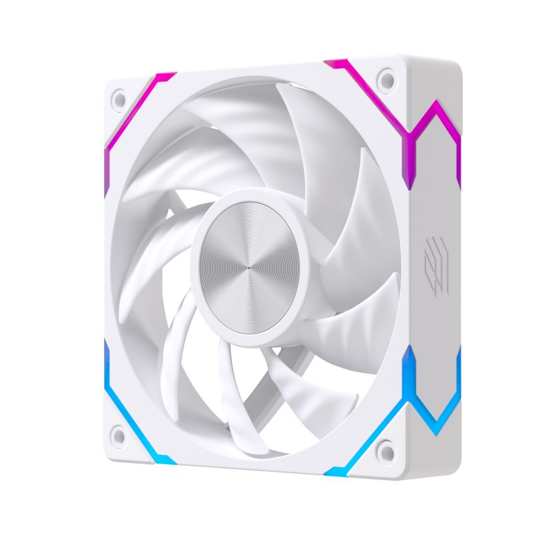 VENTILADOR CAJA EINAREX EX12C ARGB 120MM BLANCO