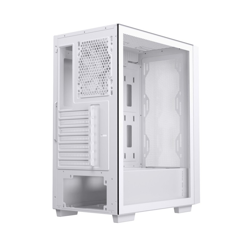 CAJA ORDENADOR GAMING EINAREX P100 CORE ATX CRISTAL TEMPLADO BLANCA