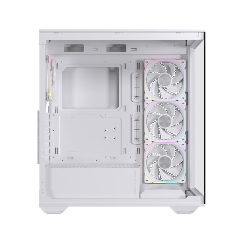 CAJA ORDENADOR GAMING EINAREX S700 RGB ATX CRISTAL TEMPLADO BLANCA