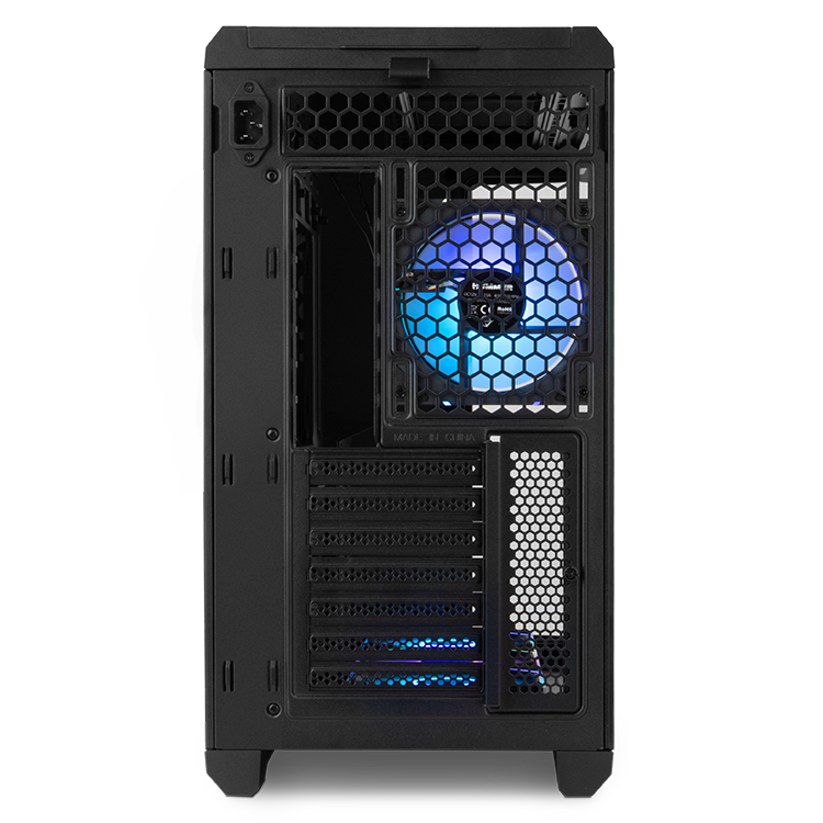 CAJA ORDENADOR GAMING NOX HUMMER ANVIL ATX ARGB CRISTAL TEMPLADO NEGRA