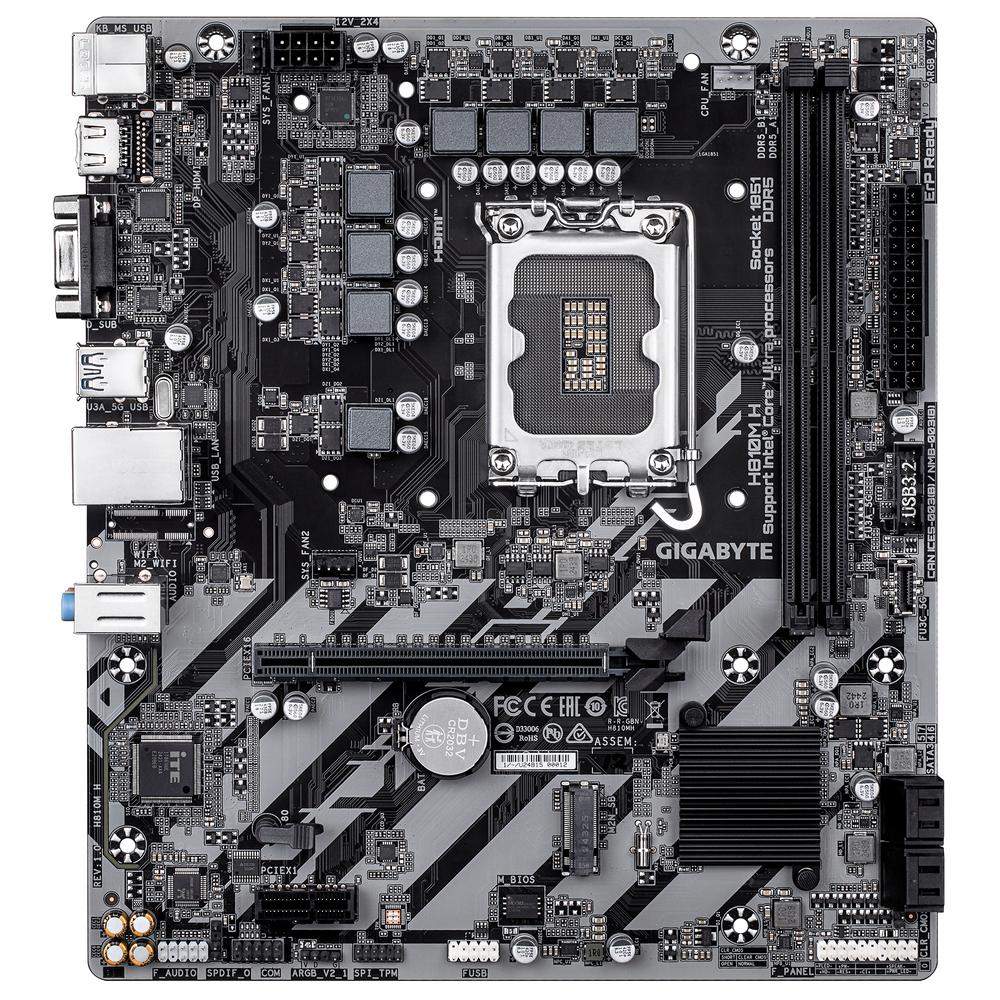 PLACA BASE GIGABYTE H810M H LGA1851 MATX/ 2X DDR5/ 4X SATA3