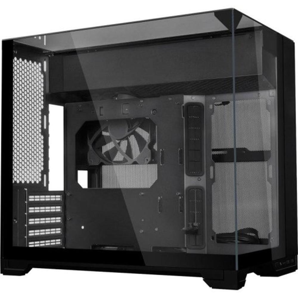 CAJA ORDENADOR GAMING LIAN LI O11 VISION-M MATX CRISTAL TEMPLADO NEGRA