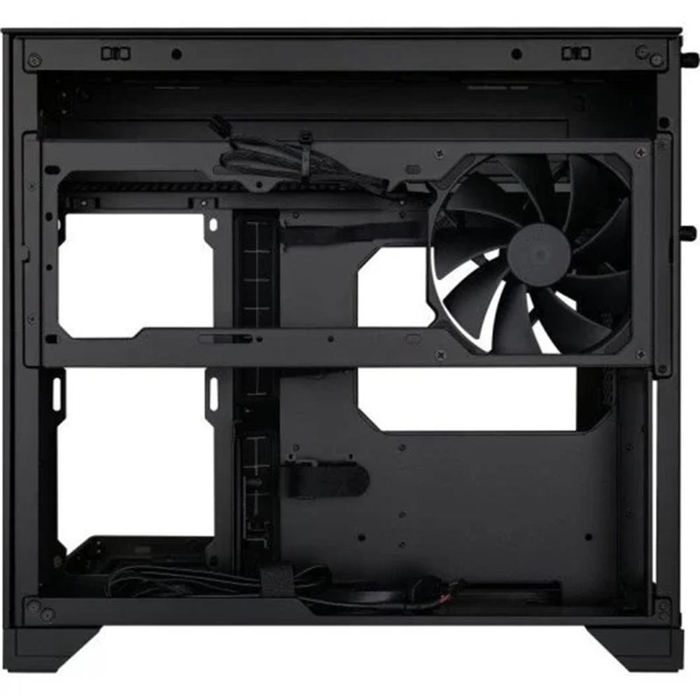CAJA ORDENADOR GAMING LIAN LI O11 VISION-M MATX CRISTAL TEMPLADO NEGRA