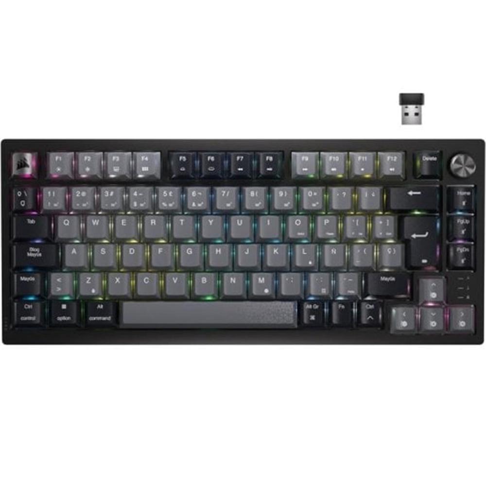 TECLADO GAMING CORSAIR K65 PLUS INALAMBRICO RGB