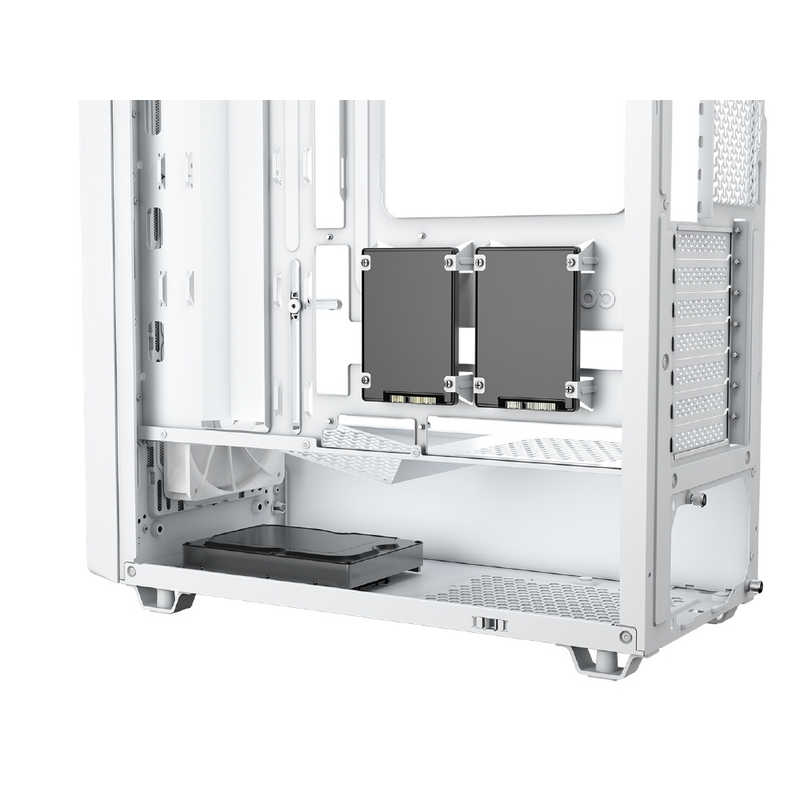 CAJA ORDENADOR GAMING CORSAIR 3200D RS ATX CRISTAL TEMPLADO BLANCA