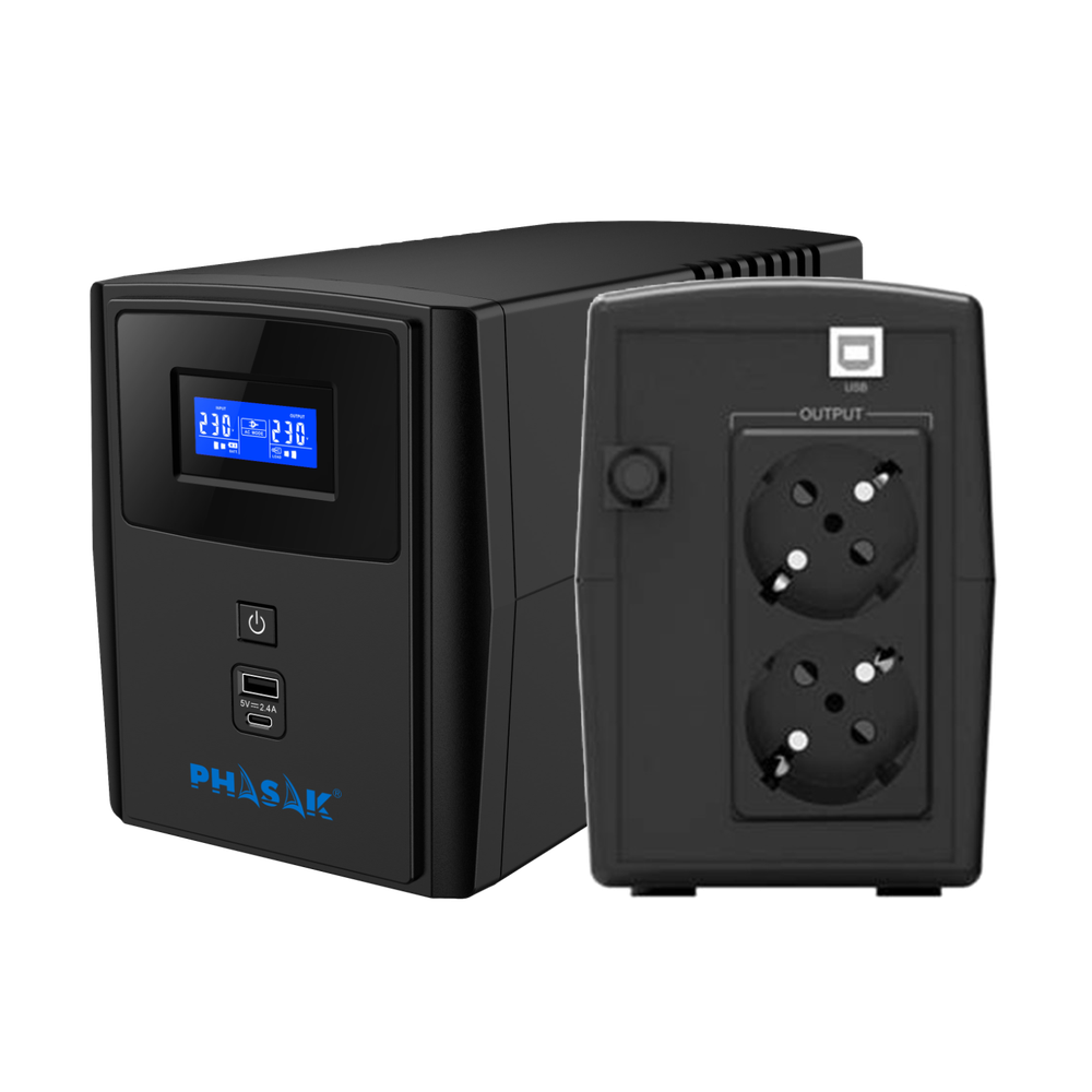 SAI UPS PHASAK 1000VA SIRIUS PH 7310 INTERACTIVO 1KVA