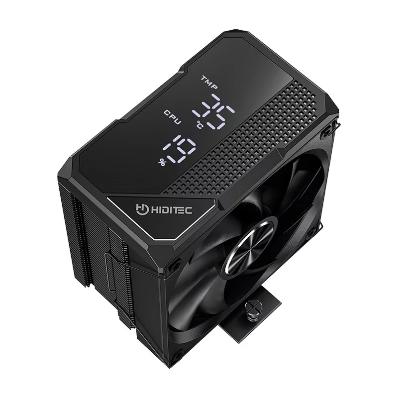 VENTILADOR DISIPADOR CPU HIDITEC DC20 PRO PWM 120MM NEGRO