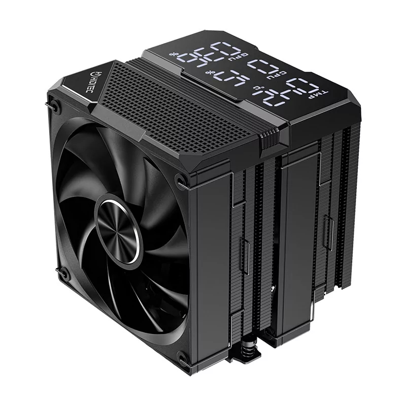 VENTILADOR DISIPADOR CPU HIDITEC DC40 PRO PWM 2X 120MM NEGRO