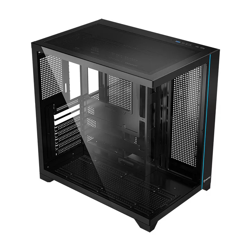 CAJA ORDENADOR GAMING HIDITEC H3 PRO ATX ARGB CRISTAL TEMPLADO NEGRO