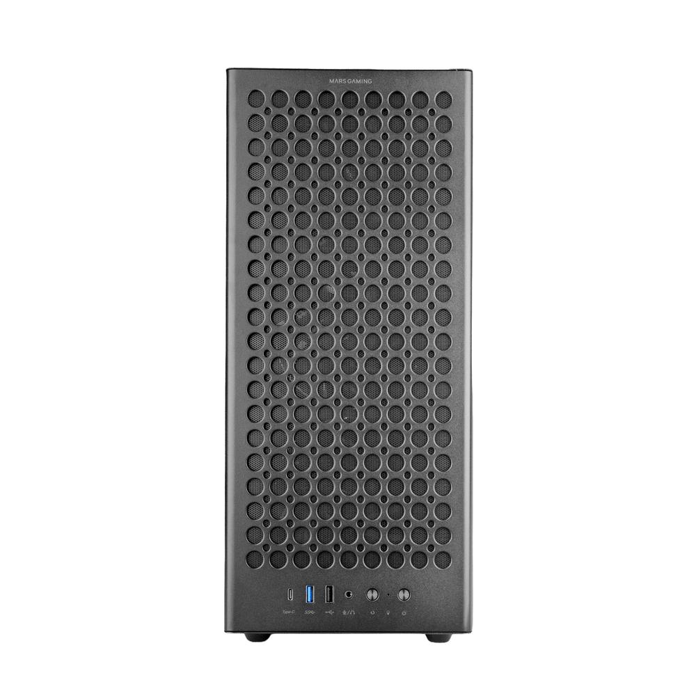 CAJA ORDENADOR MARS GAMING MC-T800 ATX CRISTAL TEMPLADO NEGRO