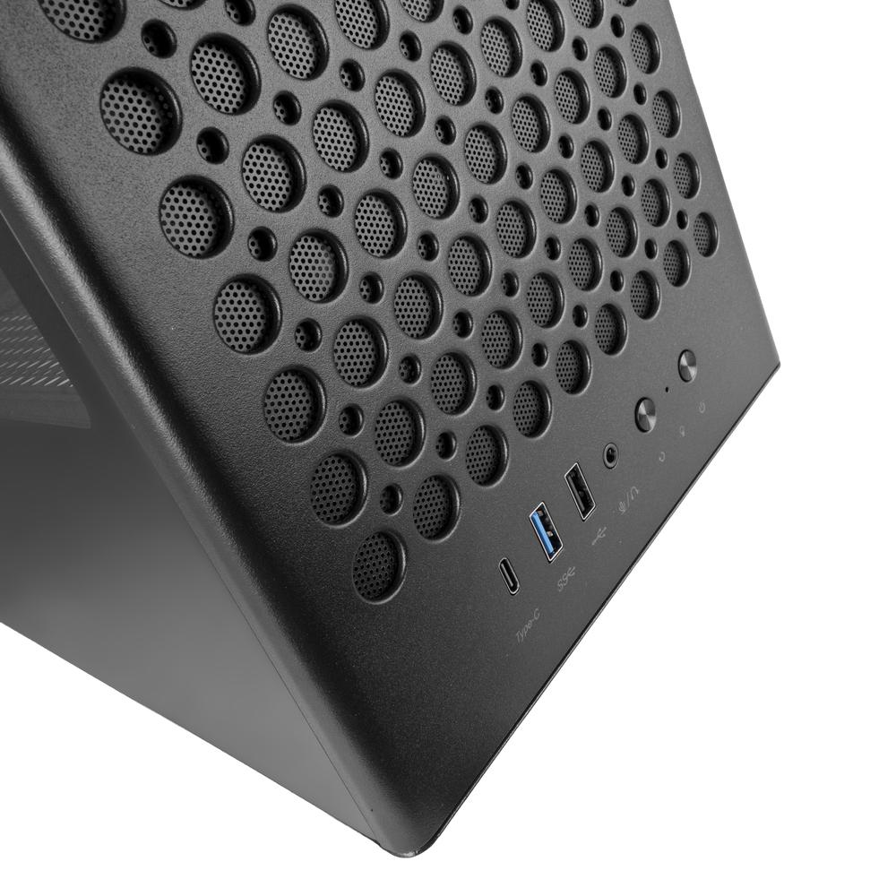 CAJA ORDENADOR MARS GAMING MC-T800 ATX CRISTAL TEMPLADO NEGRO