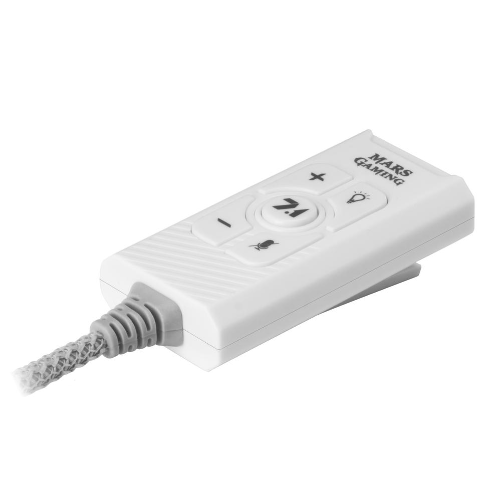 TARJETA DE SONIDO USB MARS GAMING MSC2 BLANCA