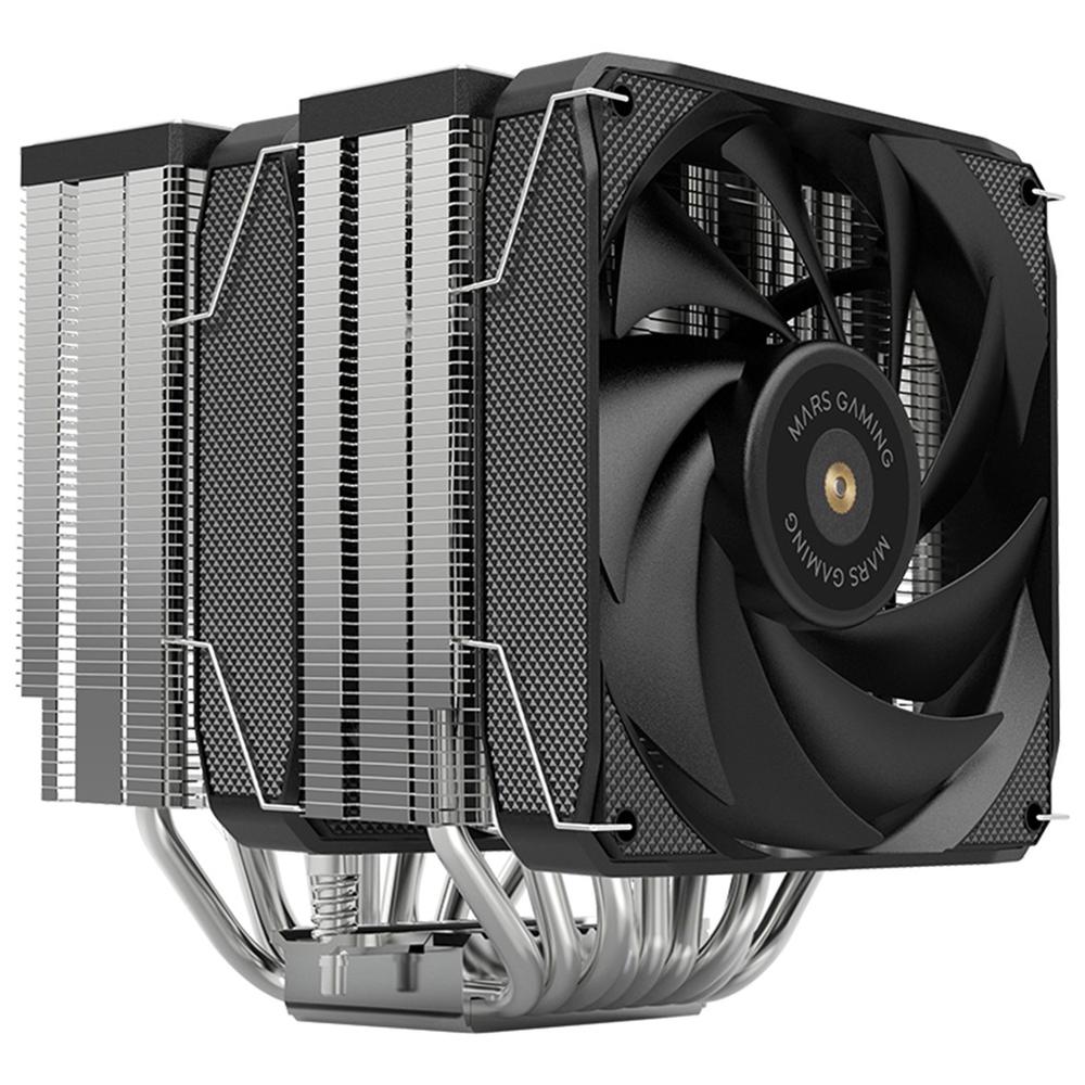 VENTILADOR DISIPADOR CPU MARS GAMING MCPU-XU9 2X 120MM NEGRO