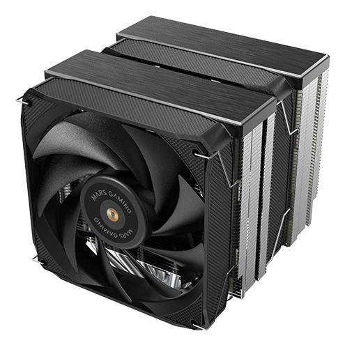 VENTILADOR DISIPADOR CPU MARS GAMING MCPU-XU9 2X 120MM NEGRO