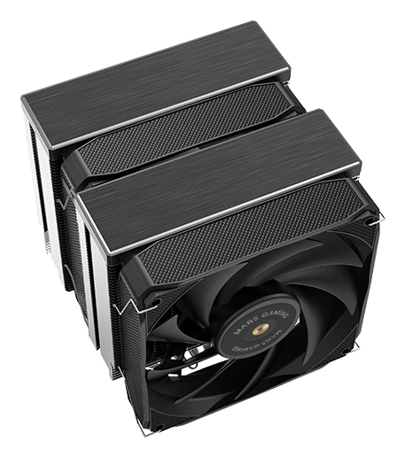 VENTILADOR DISIPADOR CPU MARS GAMING MCPU-XU9 2X 120MM NEGRO