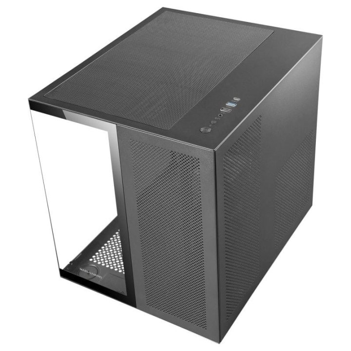 CAJA ORDENADOR MARS GAMING MCNOVAM MATX CRISTAL TEMPLADO NEGRA
