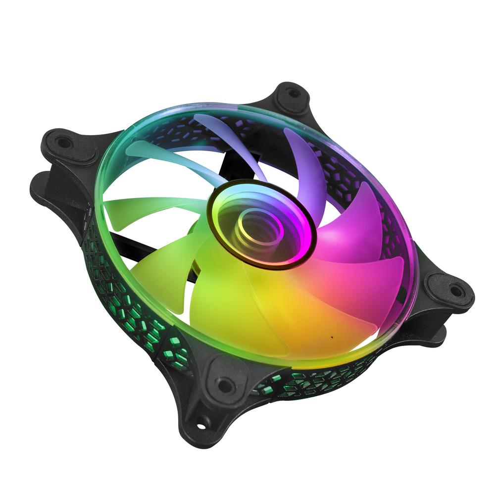 VENTILADOR CAJA MARS GAMING MF-3D ARGB 3X 120MM NEGRO