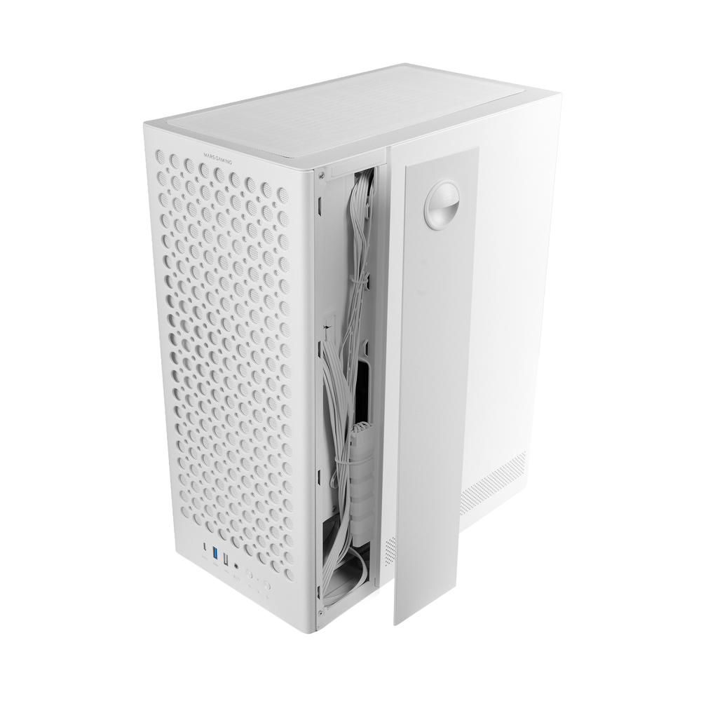 CAJA ORDENADOR MARS GAMING MC-T800 ATX CRISTAL TEMPLADO BLANCA
