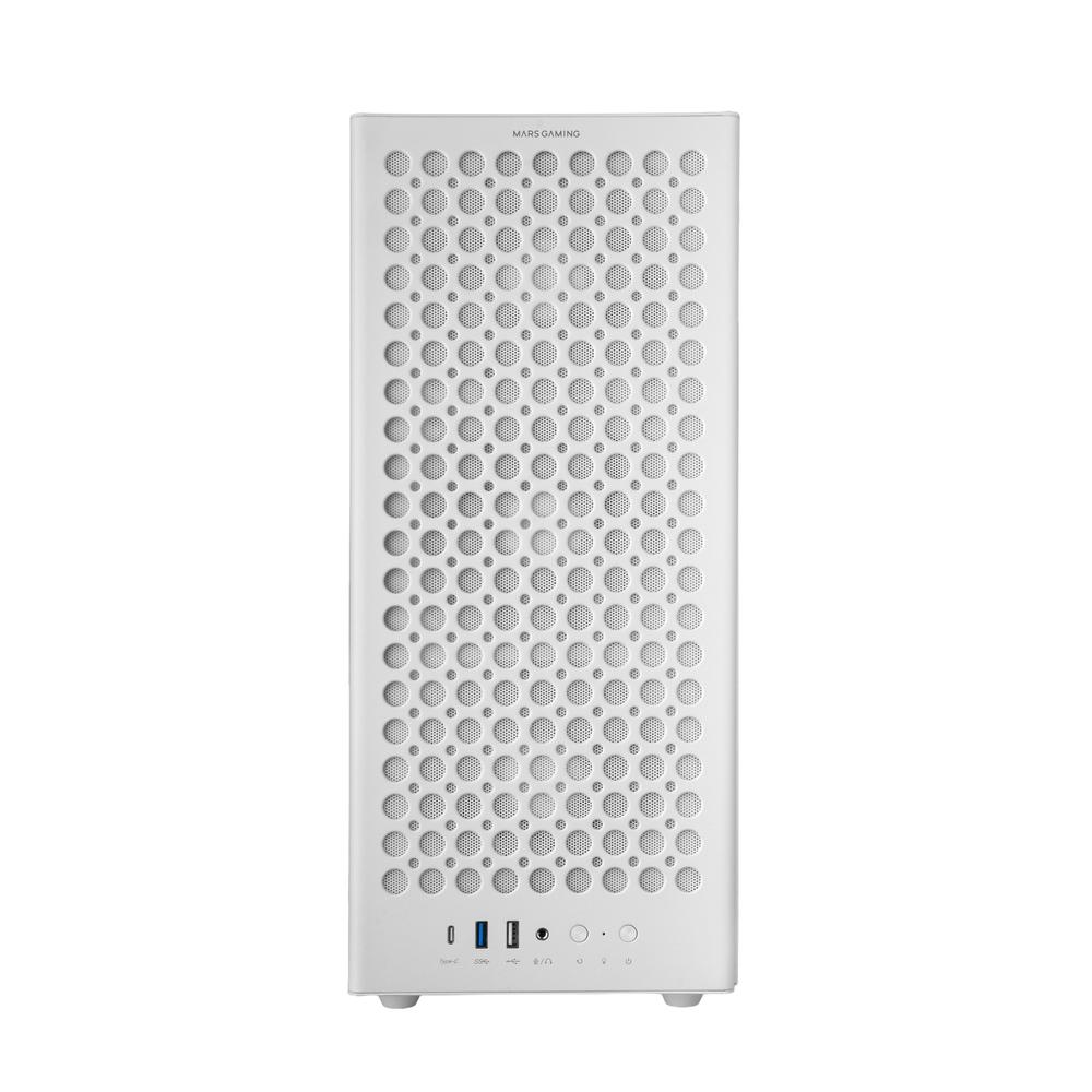 CAJA ORDENADOR MARS GAMING MC-T800 ATX CRISTAL TEMPLADO BLANCA