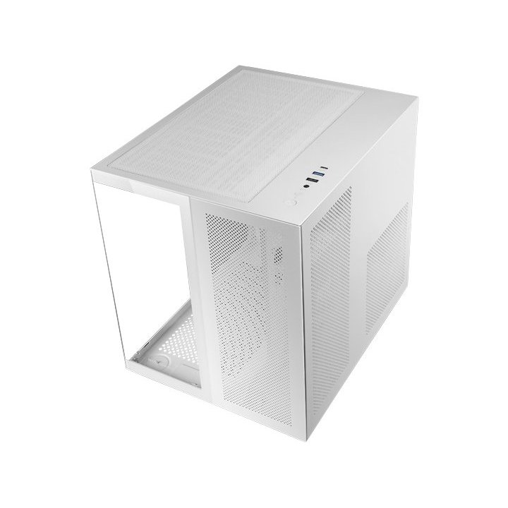 CAJA ORDENADOR MARS GAMING MCNOVAM MATX CRISTAL TEMPLADO BLANCA