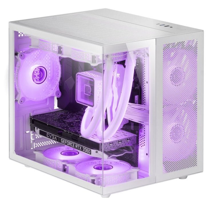 CAJA ORDENADOR MARS GAMING MCNOVAM MATX CRISTAL TEMPLADO BLANCA