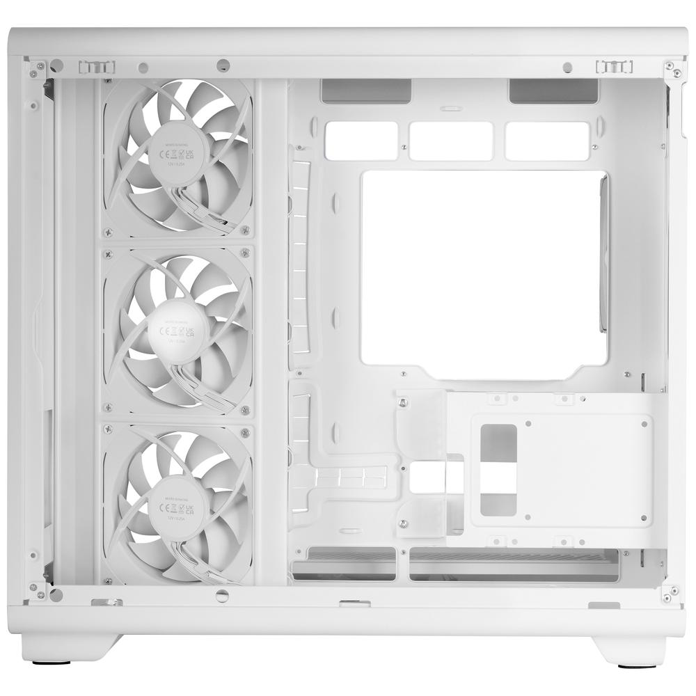 CAJA ORDENADOR MARS GAMING MC-REVPRO ATX ARGB LCD 4.3" CRISTAL TEMPLADO BLANCA