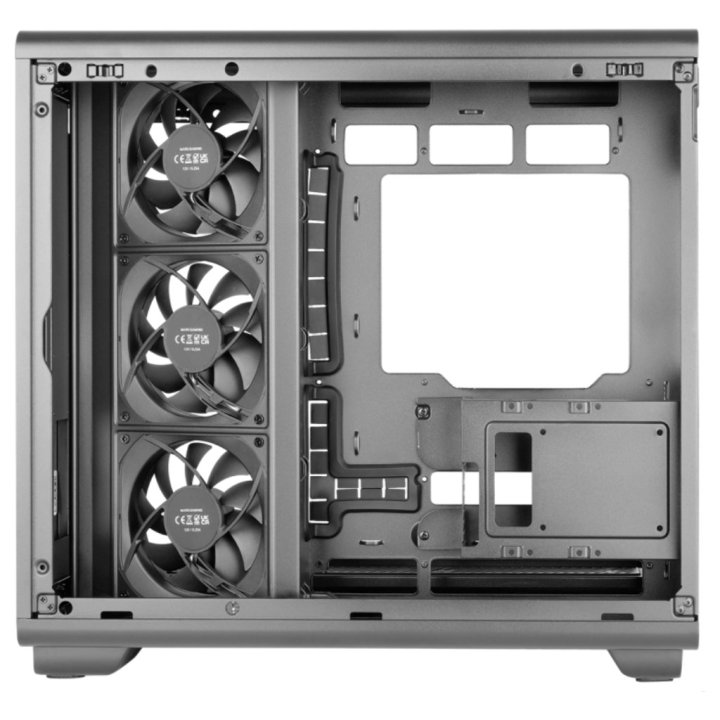 CAJA ORDENADOR MARS GAMING MC-REVMAX ATX ARGB LCD 11.8" CRISTAL TEMPLADO NEGRA
