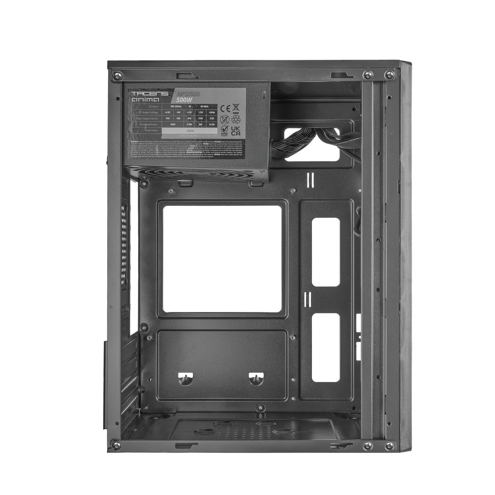 CAJA ORDENADOR TACENS ANIMA AC7500 ATX NEGRA + FUENTE 500W