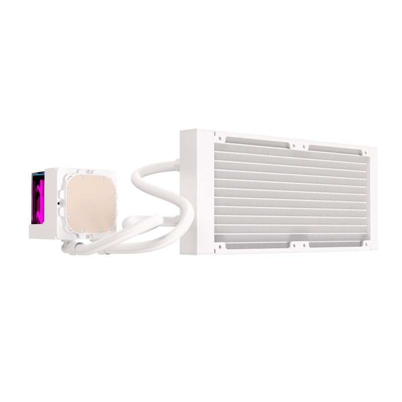 KIT REFRIGERACION LIQUIDA EINAREX VERTEX 240 RGB 2X 120MM BLANCO