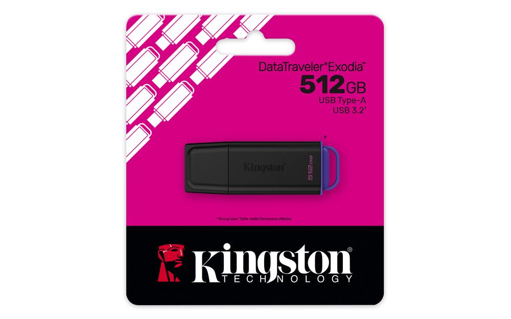 MEMORIA USB 3.2 KINGSTON 512GB DATATRAVELER EXODIA