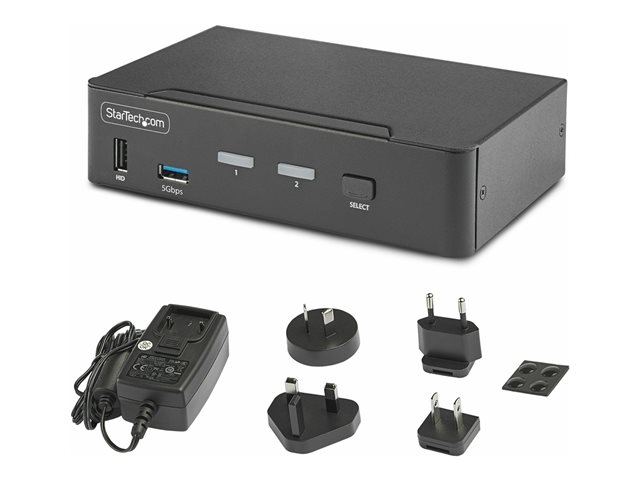 SWITCH KVM STARTECH D86A2-2-PORT-8K-KVM