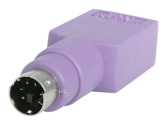 ADAPTADOR PS/2 A USB TIPO A STARTECH MACHO-HEMBRA PURPURA