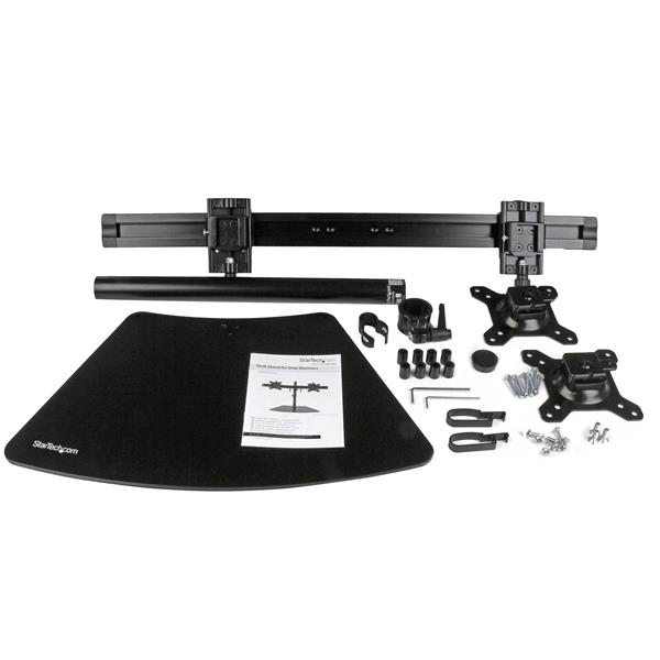 SOPORTE MESA STARTECH VESA HASTA 24" 100X100MM MAX 8KG BRAZO DOBLE
