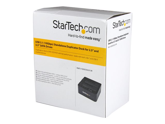 DUPLICADOR CLONADOR DE DISCO DURO HDD / SSD STARTECH 28GB/MIN