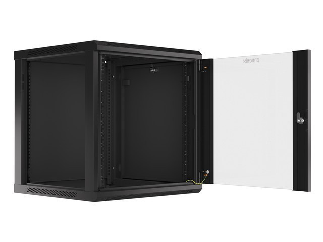 ARMARIO RACK PHOENIX 12U 600X600X640 AUTO-ENSAMBLADO 19'' HASTA 60 KG NEGRO