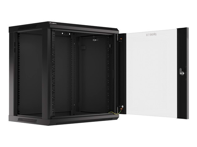 ARMARIO RACK PHOENIX 12U 600X450X640 AUTO-ENSAMBLADO 19'' HASTA 60 KG NEGRO