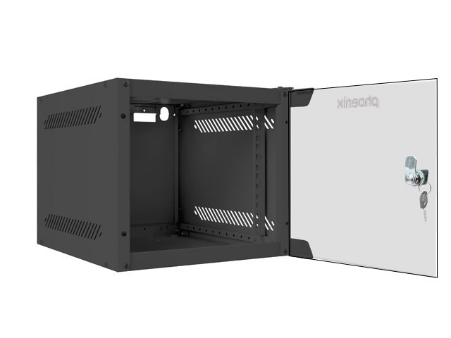 ARMARIO RACK PHOENIX 4U 280X310X247 MURAL 10'' HASTA 20 KG NEGRO
