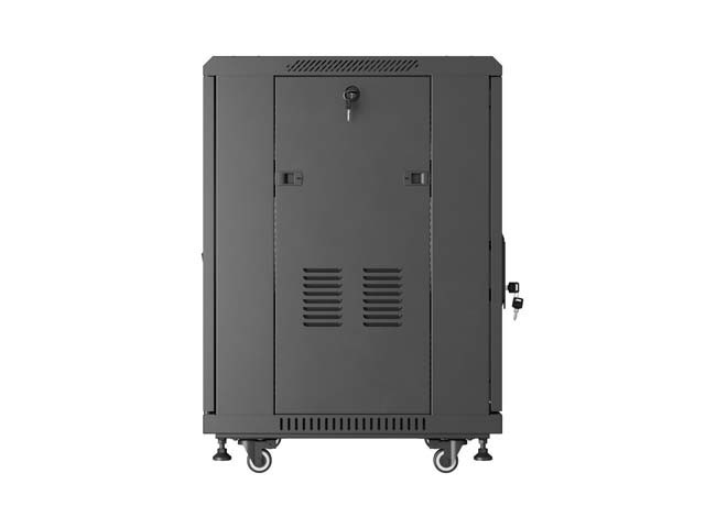 ARMARIO RACK PHOENIX 15U 600X600 DE PIE SERVIDOR 19'' HASTA 1000 KG NEGRO