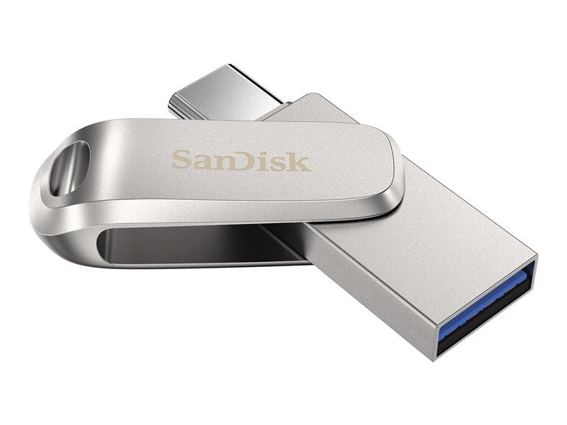 MEMORIA USB 3.1 USB TPO C SANDISK 64GB ULTRA DUAL DRIVE LUXE 150MB/S