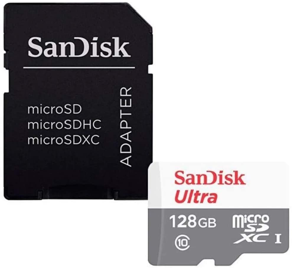 TARJETA MEMORIA MICRO SECURE DIGITAL SD XC + ADAPTADOR SANDISK / 128GB / CLASE 10 / SDXC / 100MB/S