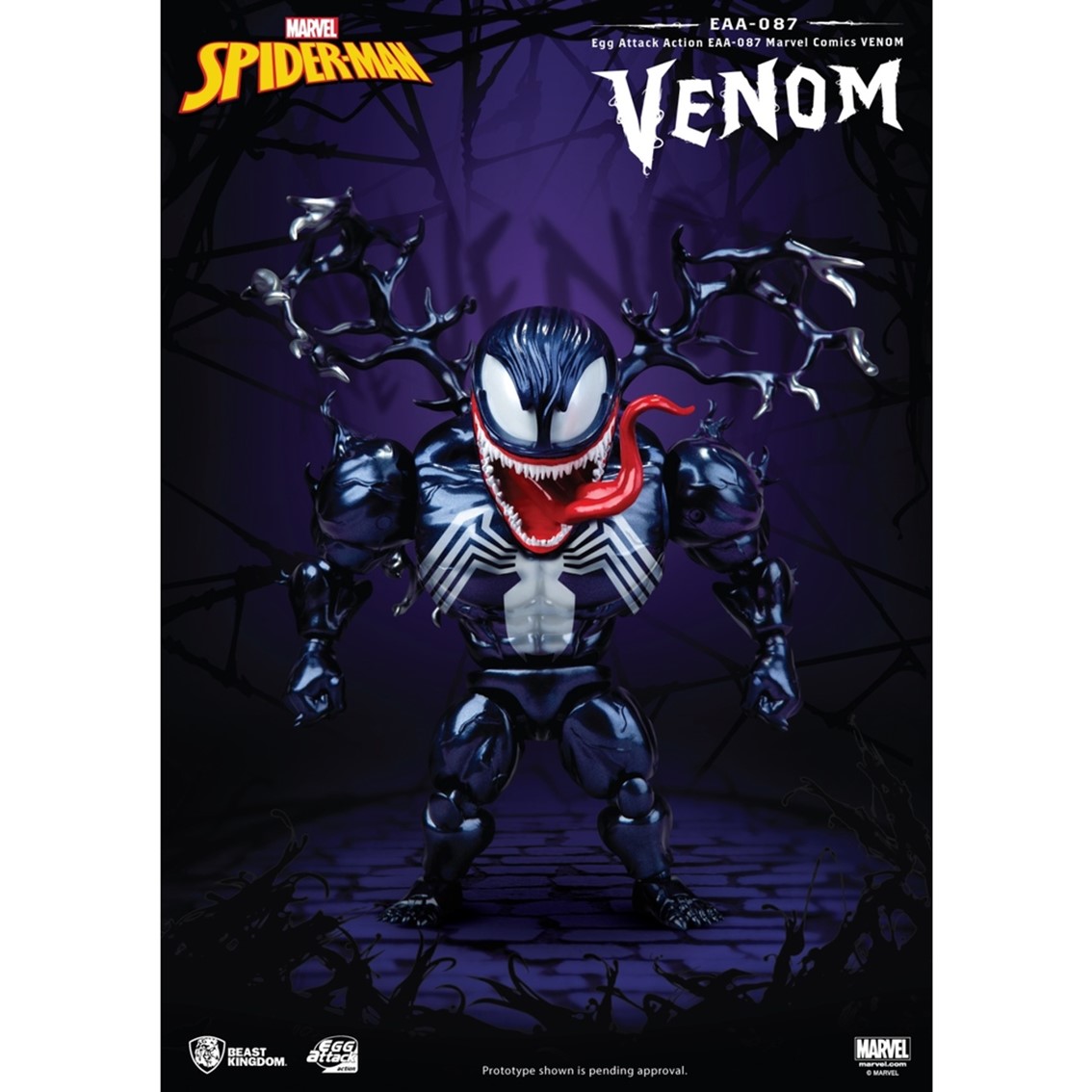 FIGURA BEAST KINGDOM EGG ATTACK MARVEL VENOM