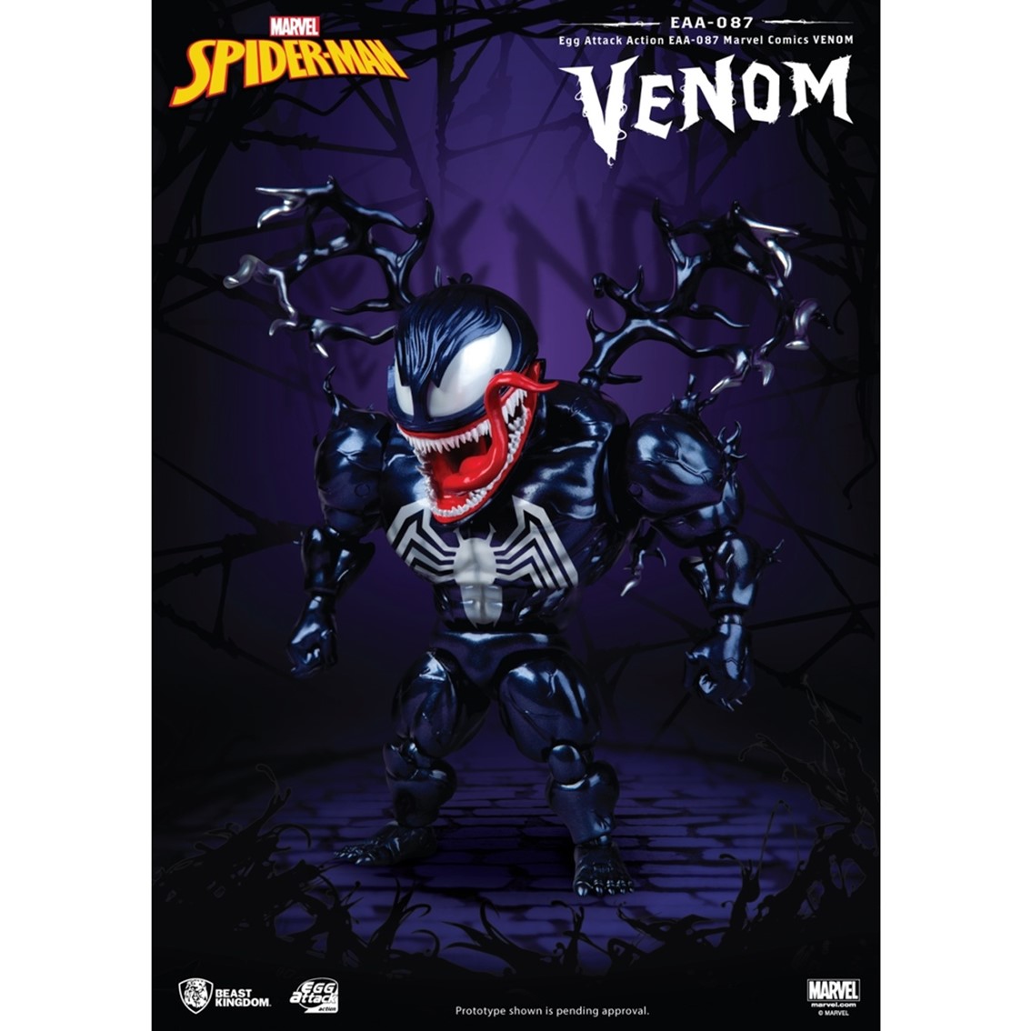 FIGURA BEAST KINGDOM EGG ATTACK MARVEL VENOM