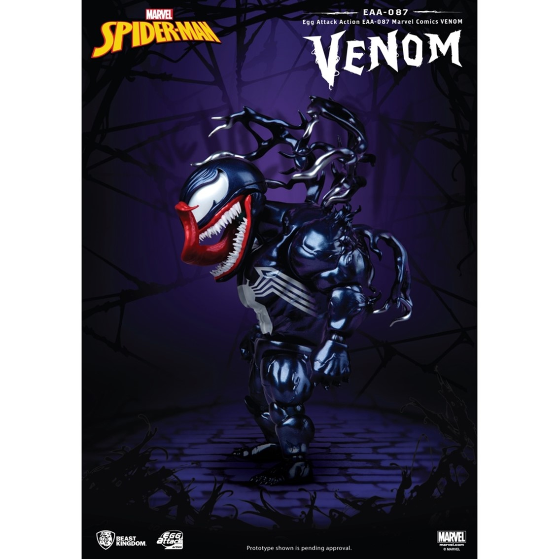 FIGURA BEAST KINGDOM EGG ATTACK MARVEL VENOM