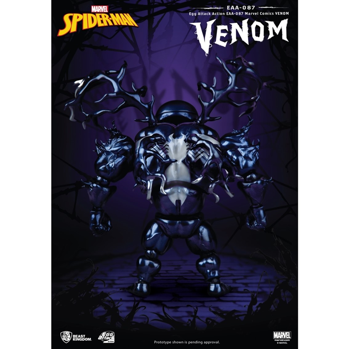FIGURA BEAST KINGDOM EGG ATTACK MARVEL VENOM