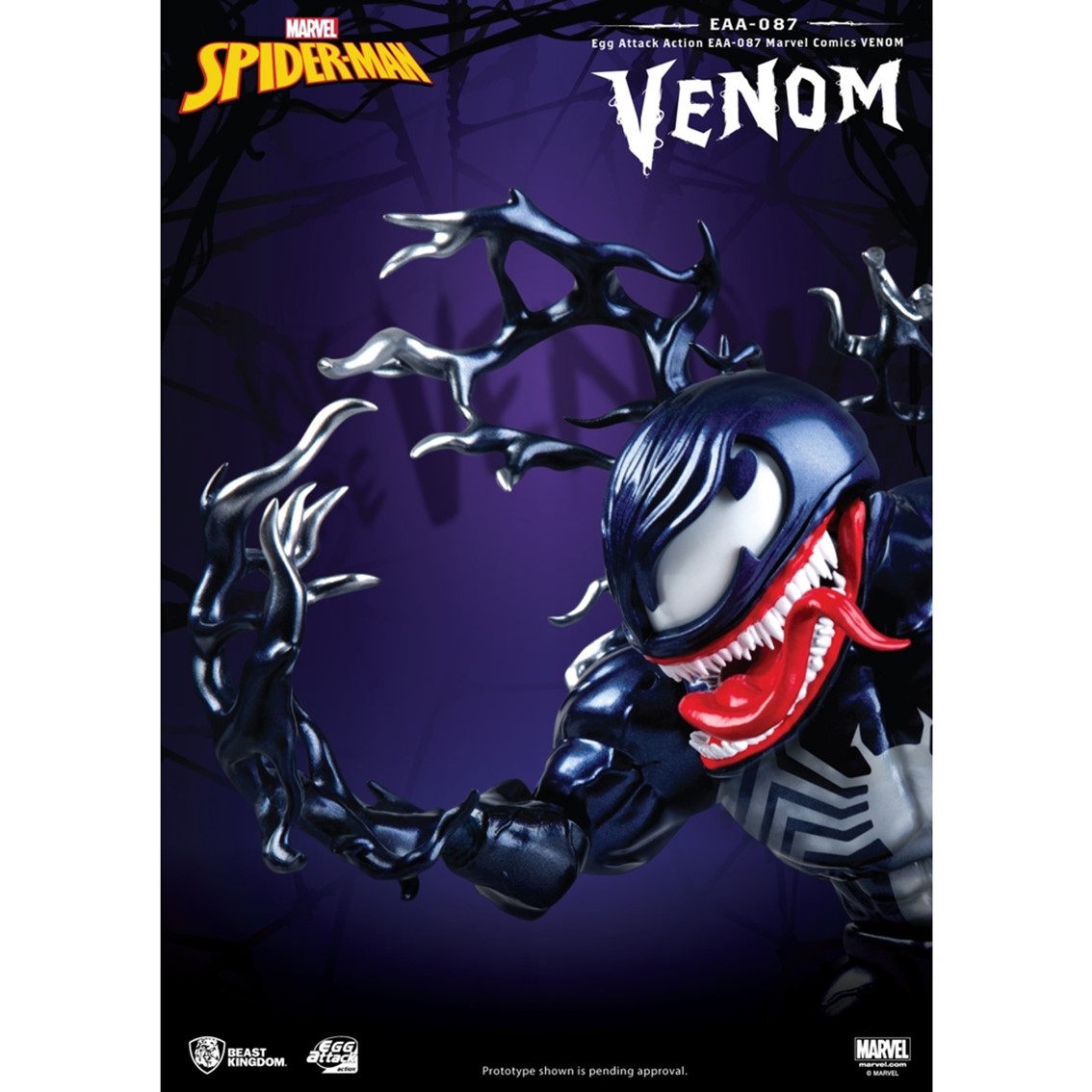 FIGURA BEAST KINGDOM EGG ATTACK MARVEL VENOM